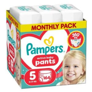 Pampers MSB бебешки гащи размер 5 (11-17кг) 164 бр
